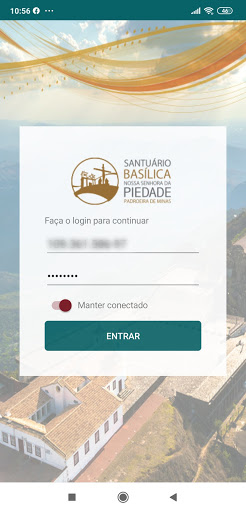 Android application SENSP - Check-in screenshort