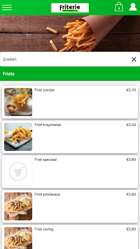 Android application Cafetaria en Grillroom TenT screenshort