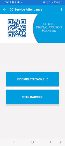 Aldrees Attendant App Screen 2