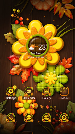 Android application Autumn Glitter - Wallpaper screenshort