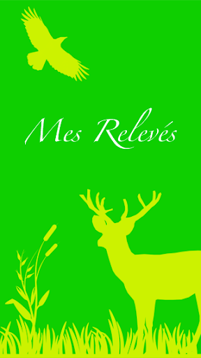 Android application Mes relevés screenshort
