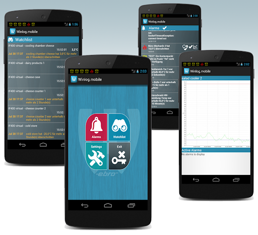 Android application Winlog Mobile screenshort