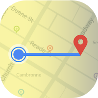 Measure distance on map