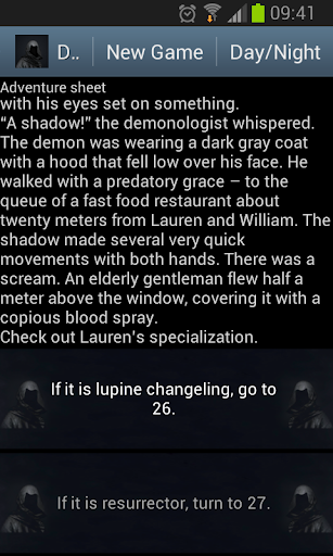 Dating a Witch Gamebook Screen 2