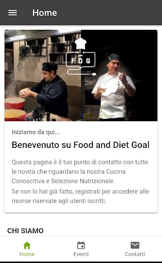 Android application Food and Diet Goal screenshort