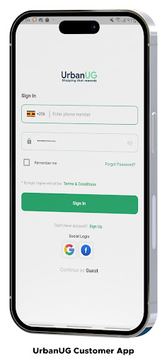 Android application UrbanUG -Shopping that rewards screenshort