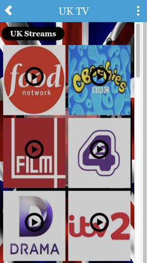 Android application UK TV screenshort