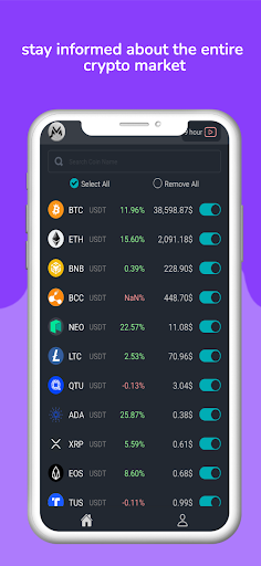 monvanCe - Crypto Signal Screen 2