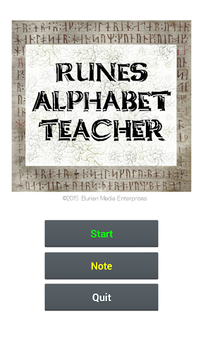 Runes Alphabet Teacher Screen 2
