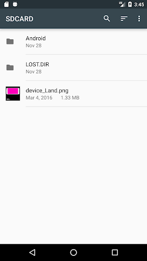 Simple File Explorer Screen 3
