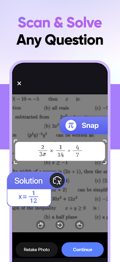 Android application Ask Chatbot - AI Math Tutor screenshort