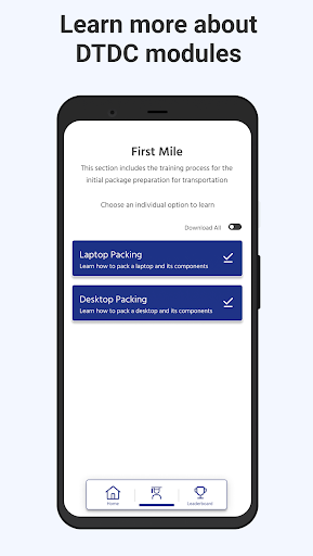 DTDCOpedia Screen 2