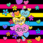 Cover Image of 下载 Rainbow Love Heart - Wallpaper  APK