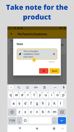 ShoPrice - My Favorite Goods Screen 3