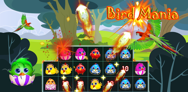 Bird Pop Adventure - Match 3 Blast Mania