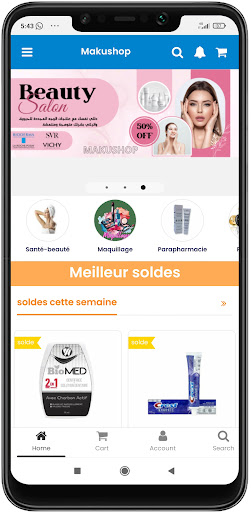 Android application Makushop screenshort
