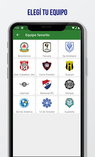 Android application Reto Sports screenshort