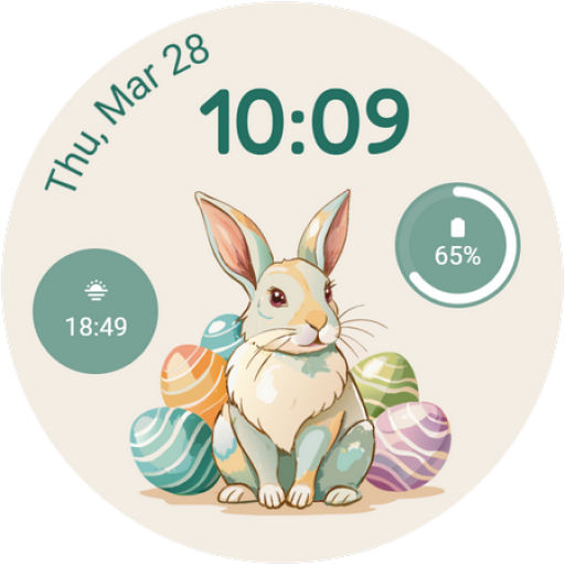Easter Egg Bunny Watch Face 2.0.0 Icon