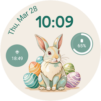 Easter Egg Bunny Watch Face
