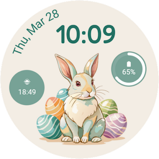 Easter Egg Bunny Watch Face