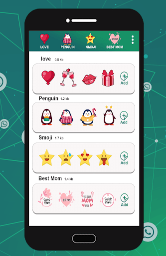WASticker : Stickers and Emoji Screen 2