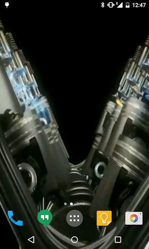 Powerful Engine Live Wallpaper Screen 3