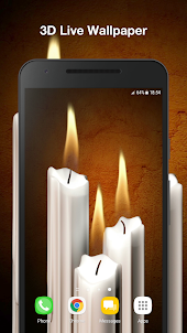 3d Candles Live Wallpaper Pro