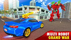 Grand Flying Robot Car Game 3D - Screenshot 4