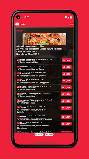 Welcome Pizza Screen 3