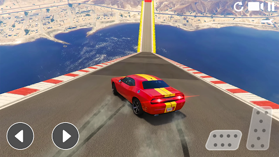 Superhero Car: Mega Ramp Games Screenshot