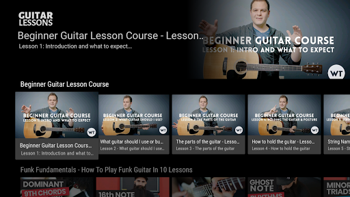 Guitar Lessons - All Levels Screen 2