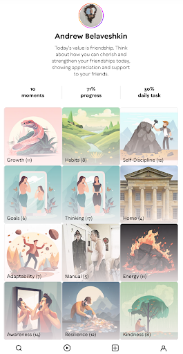 Android application ReWellMe: reset your mindset screenshort