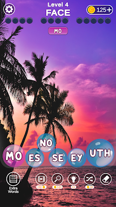 Word Bubbles - Relax Word Game - Screenshot 1