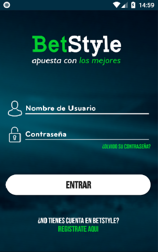 Android application BetStyle screenshort