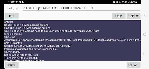 RTL-SDR Blog TCP Driver Screen 2