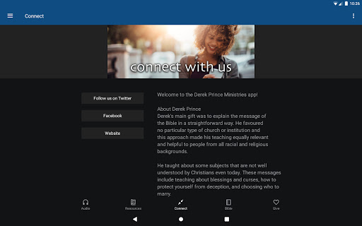 Screenshot of Derek Prince Ministries