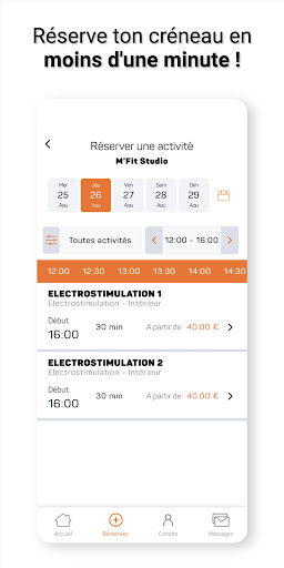 MFit Studio Screen 3
