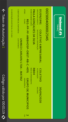 Unimed Caruaru Cliente Screen 3