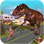 Cover Image of Download Dinosaur Games City Rampage  APK