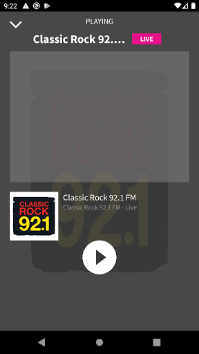 Classic Rock 92.1 WBVX Screen 2