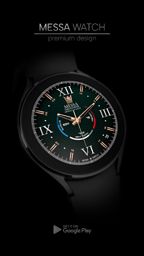 Classic Watch Face Messa Green Screen 2