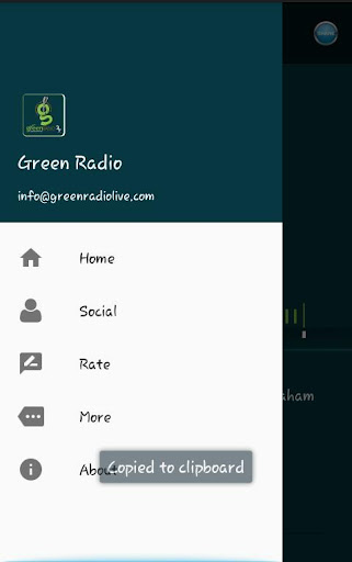 Green Radio Screen 3