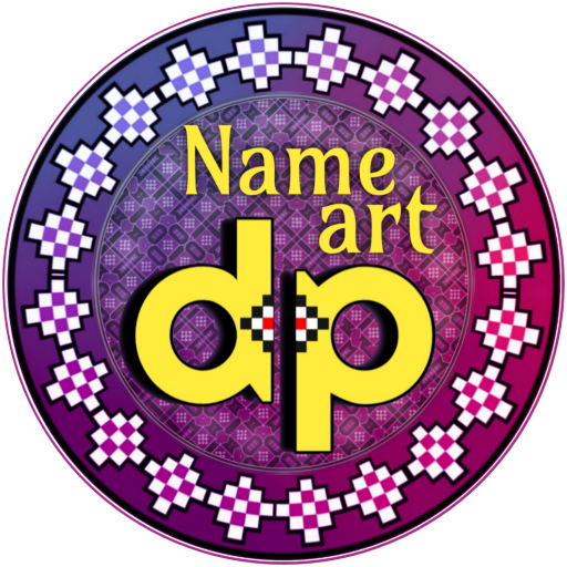 Sambalpuri Design -Name art DP  Icon
