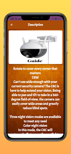 ezviz c8c camera guide Screen 2
