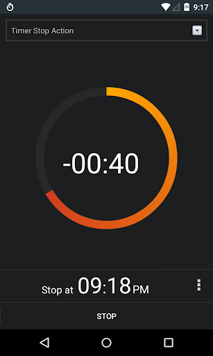 Sleep TIMER Screen 3