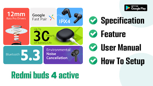 Redmi Buds 4 Active Guide Screen 2