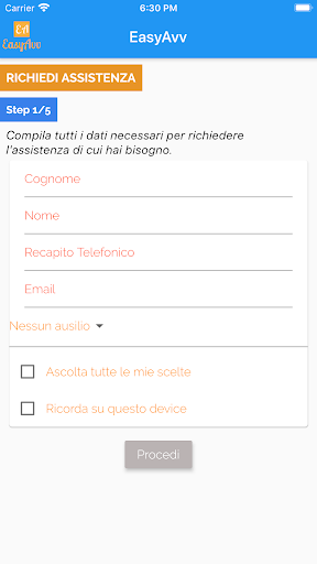 EasyAvv Screen 2