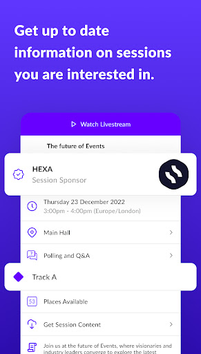 connexU Events Screen 3