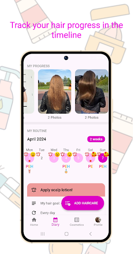 Android application Hair App screenshort