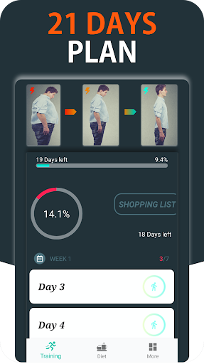 Men - 21 Days Weight Loss app Screen 2
